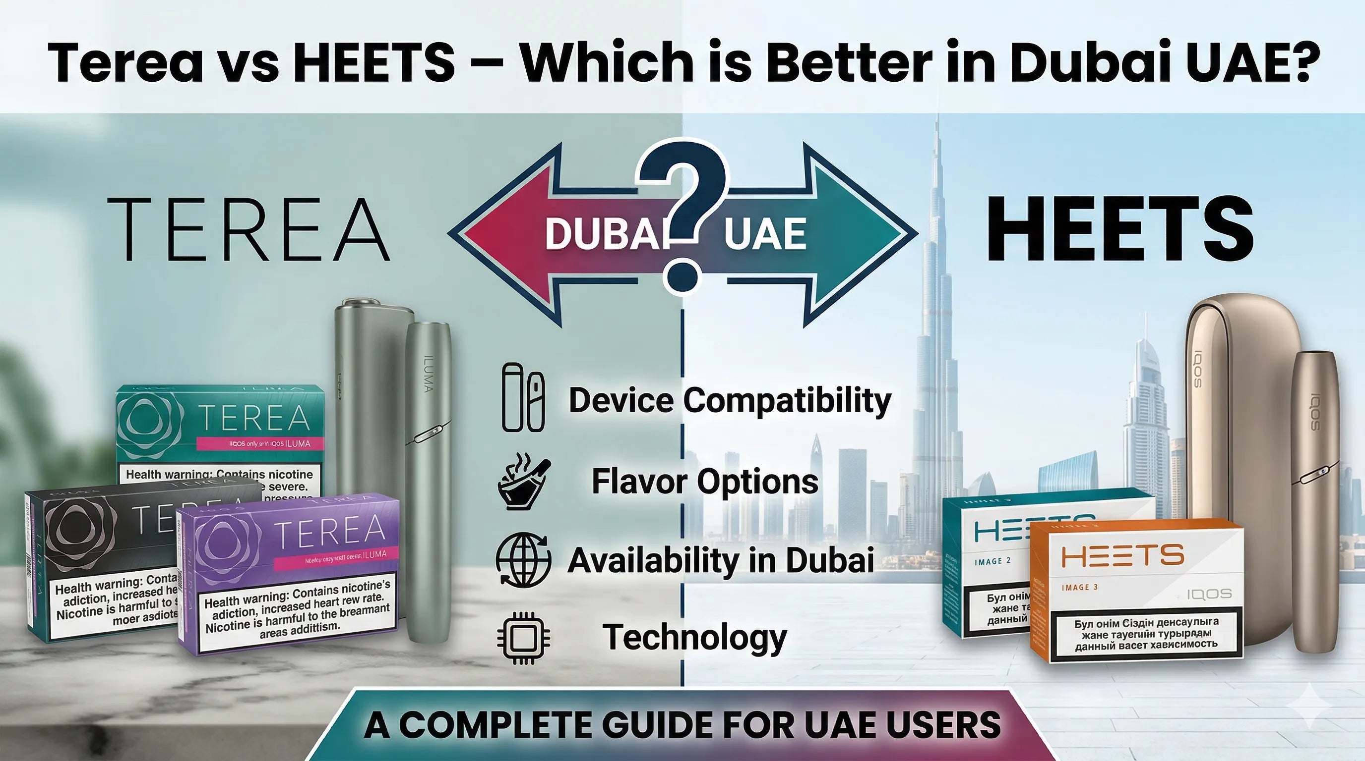 Terea vs HEETS – Which is Better in Dubai UAE?